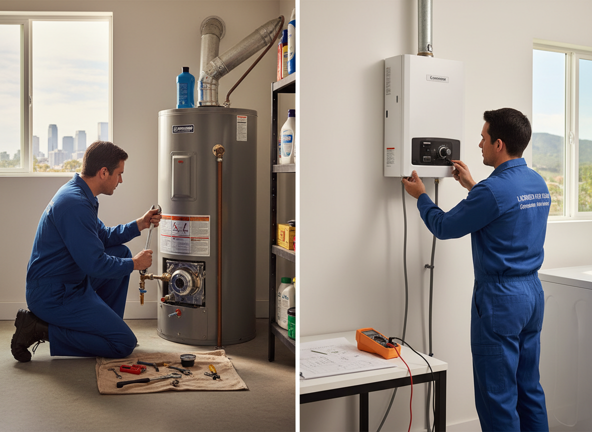Gas vs. Electric Water Heater Repair in Escondido